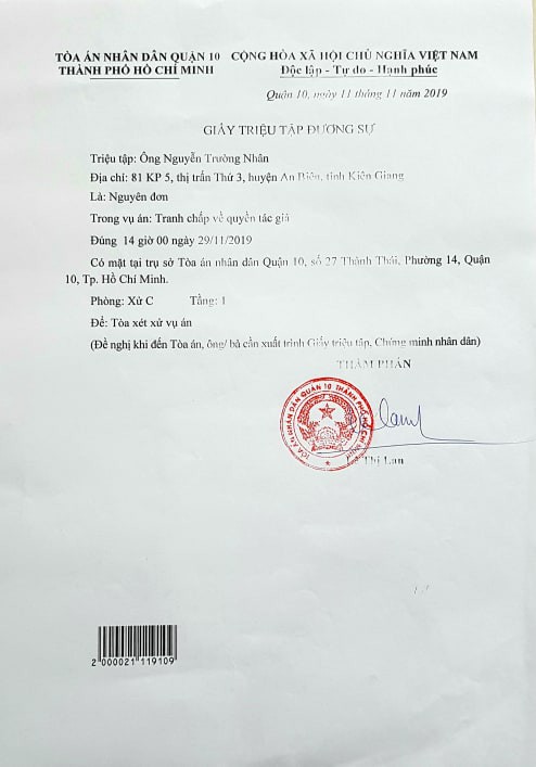 Vu nhac si kien Dam Vinh Hung sap duoc toa xet xu hinh anh 2