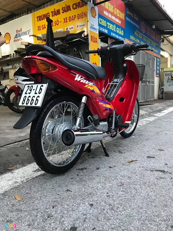 Dan choi xe san lung Honda Wave Thai cu, gia hang chuc trieu dong hinh anh 2