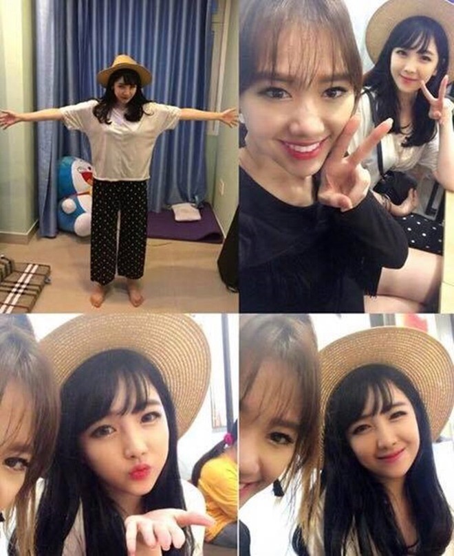 Nhan sac 2 em gai lai Han Quoc cua Hari Won hinh anh 14