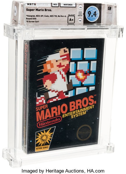 Bang game Mario cho may NES duoc ban dau gia cao ky luc anh 1