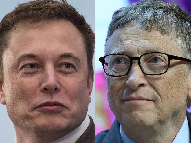 Elon Musk che Bill Gates anh 1