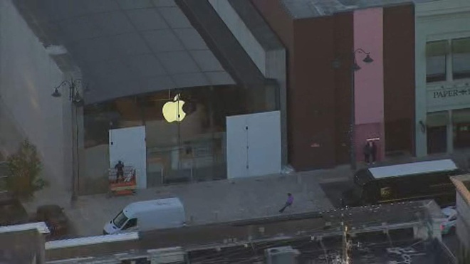 Apple Store tai My lap van go phong bao loan sau bau cu tong thong anh 12