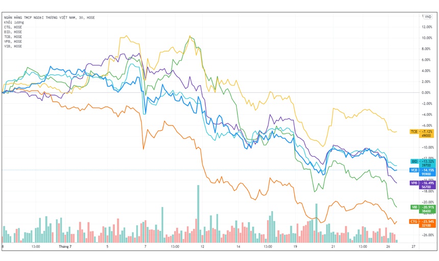 Lo nang khi mua co phieu ngan hang thang 7 anh 2