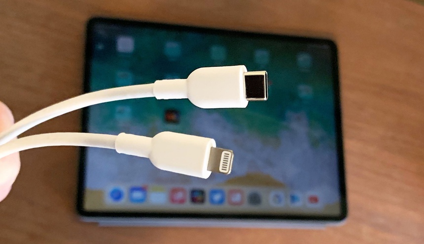 Apple kien quyet giu cong sac lightning, Lightning, USB-C anh 1