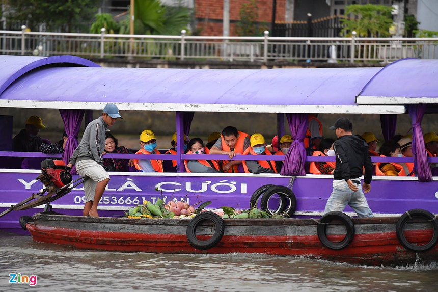 Cho noi Cai Rang hut khach tham quan anh 6
