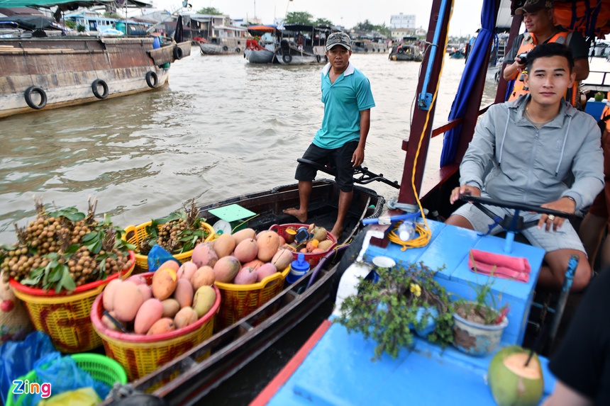 Cho noi Cai Rang hut khach tham quan anh 9