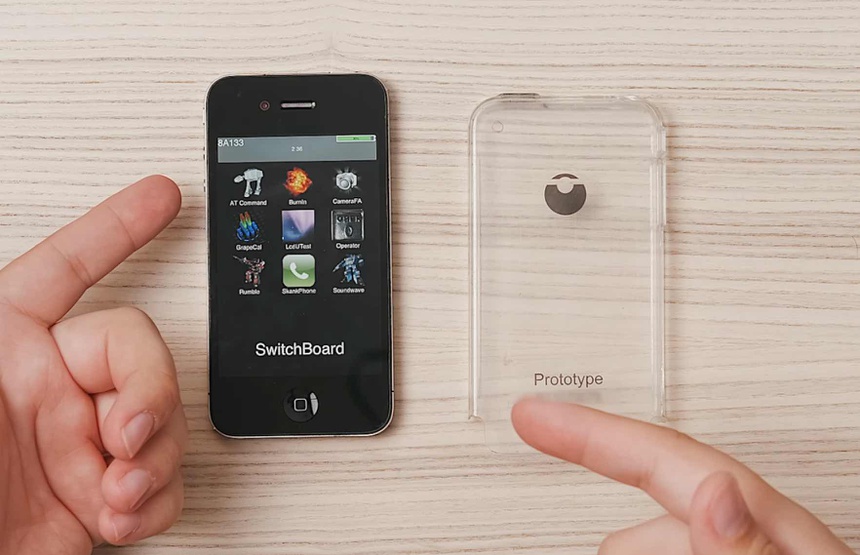 Chiec iPhone cua Apple nhung khong co logo qua tao anh 8