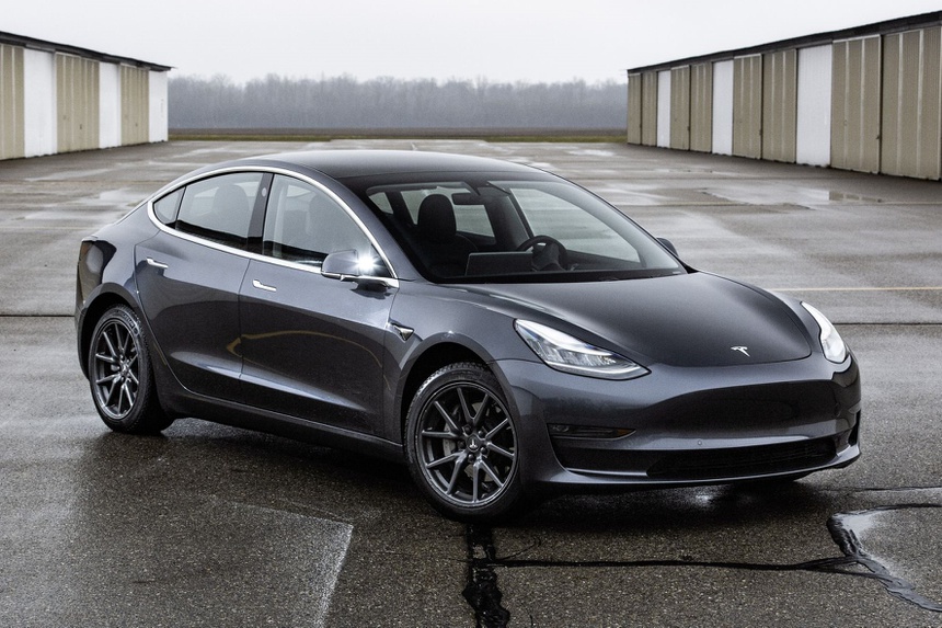 Tesla Model 3 tu y tru tien anh 1