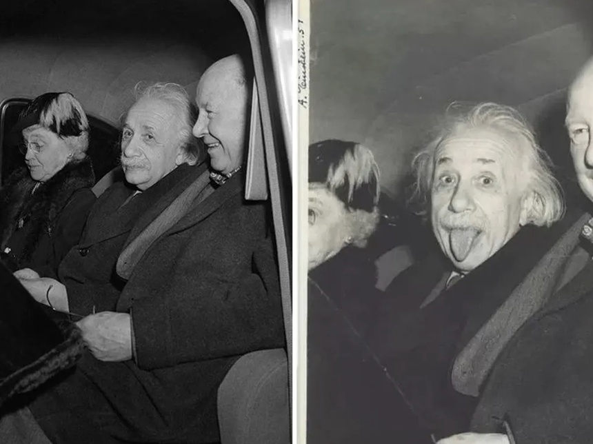 Câu chuyện đằng sau bức ảnh thiên tài Albert Einstein